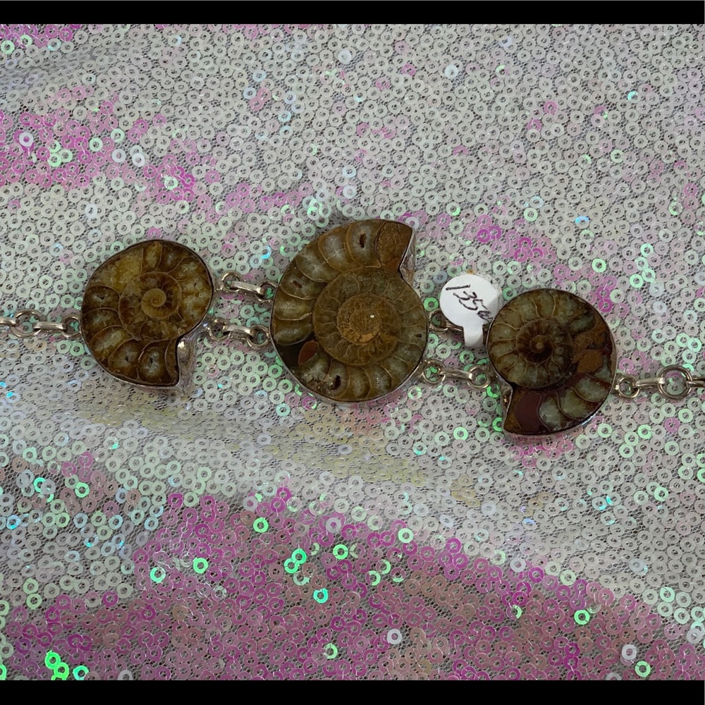 Ammonite bracelet